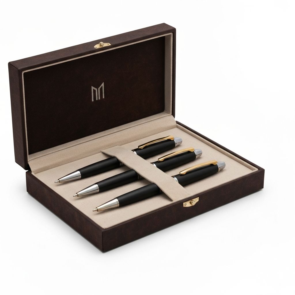 프리미엄 볼펜 세트 (12개입)