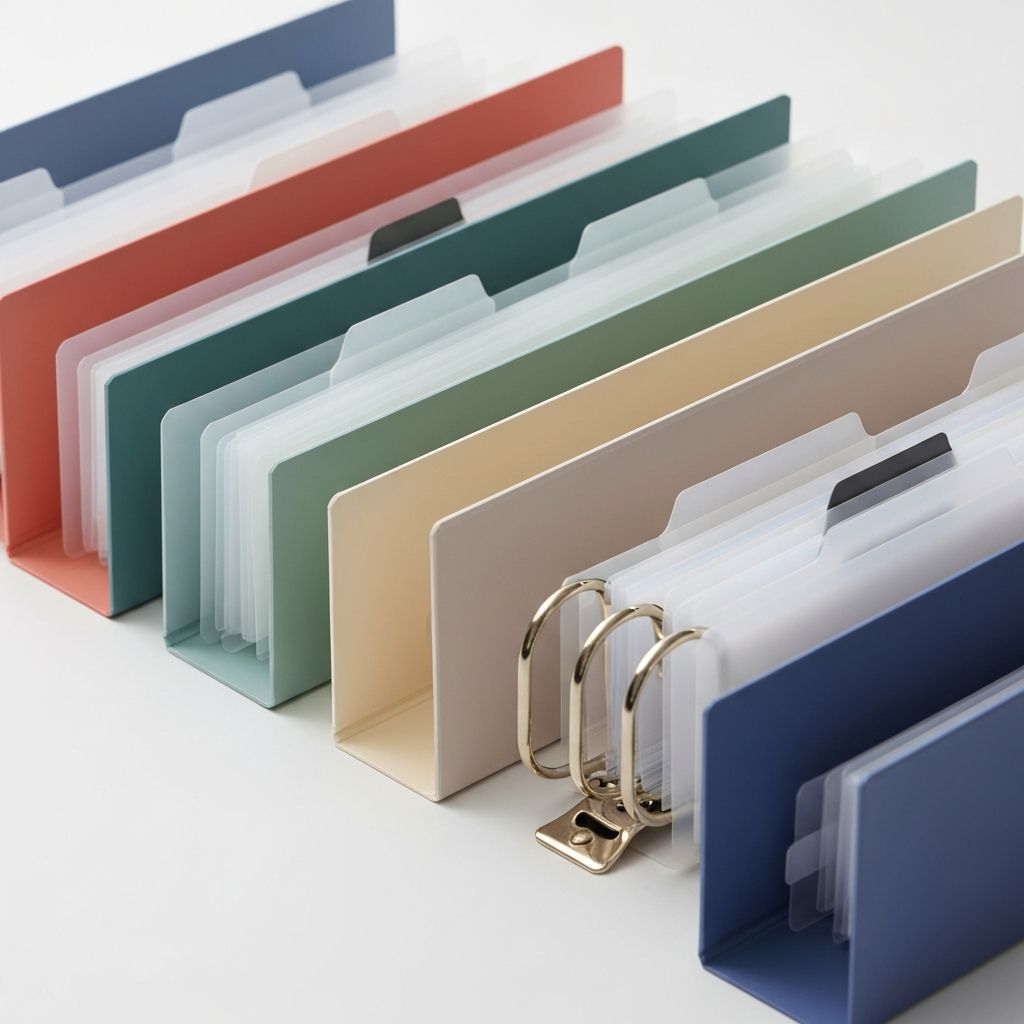 링 바인더 파일 (10개입)